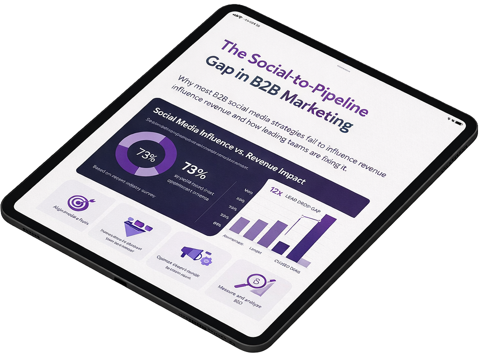 The Social-to-Pipeline Gap in B2B Marketing report